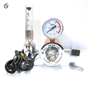 Regulador de Presión de CO2 Grou GW-299, 25 MPa, Calentamiento Eléctrico, Uso con Cilindros de Gas de Cobre - Product Image 2