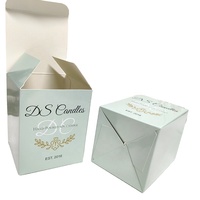 Hot Sale Custom Luxury Square Paper Packaging Boxes High Quality Candle Package Paper Boxes