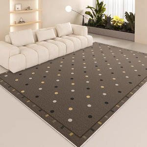 Tapis rectangulaire en velours cristal Wan Xinlong, style moderne et minimaliste, résistant aux taches, facile à nettoyer, idéal pour le salon. - Product Image 4