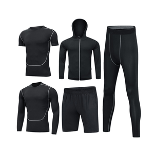 Conjunto Deportivo para <span class=keywords><strong>Hombre</strong></span> de Secado Rápido, Ropa Deportiva para <span class=keywords><strong>Entrenamiento</strong></span> y Running, Ropa Activa para Gimnasio - Product Image 1