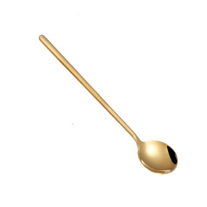Lot de cuillères à café et à mélanger en acier inoxydable 304, style occidental, à long manche, pour la vente en gros - Product Image 6