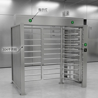 Tourniquet pleine hauteur à une ou deux voies en acier inoxydable SUS304 avec reconnaissance faciale, étanche