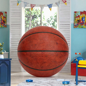 Balón de Baloncesto Personalizado de Cuero Compuesto con Diseño de Bob Esponja, Amarillo, con Cámara de Butilo Resistente, Talla 7, Precio de Mayoreo de Fábrica - Product Image 3
