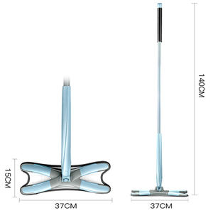 Serpillière à spray magique en acier inoxydable, outil de nettoyage ménager facile à utiliser, mains libres, pivotante X torsadé 360 - Product Image 3