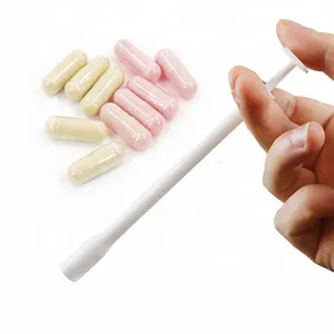 Private Label di grado medico PP plastica supposta vaginale di erosione cervicale capsula applicatore femminile igiene femminile vaginale - Product Image 1