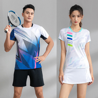 Vêtements de tennis Maillot de baseball Ensembles de vêtements de badminton deux pièces Survêtements décontractés T-shirt de badminton à manches courtes Shorts