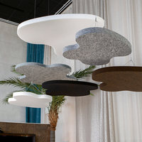 Panneaux de plafond insonorisants en polyester, déflecteurs de plafond colorés, panneaux acoustiques, nuages acoustiques absorbants le son pour animaux de compagnie