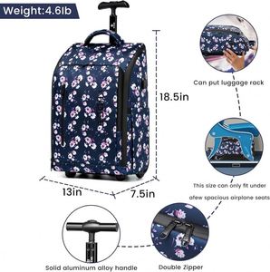 Free sample Children's Rolling School Bag at Factory Prices for Students Trolley School <b>Backpack</b> with <b>Wheels</b> - Product Image 2