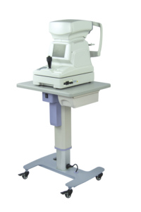 HD-18A Auto Lensmeter <b>Table</b>/Slit Lamp <b>Table</b>, <b>Adjustable</b> Ophthalmic Instrument with Motor Metal Material - Product Image 2