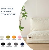 Housse lavable canapé compressé extra épais et long canapé-lit pouf lit canapé-lit pliant matelas de sol pour adultes