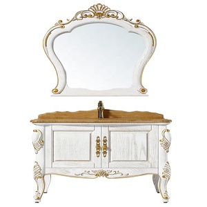 2025 Fábrica OEM Muebles de baño Lavabo antiguo Mueble de baño de madera Vanidad Original Juego de <span class=keywords><strong>lavabos</strong></span> dobles - Product Image 5
