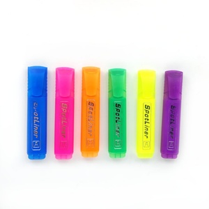 OEM High Quality Chisel Tip Graffiti Marker Highlighter <b>Pen</b> 10pcs Set in Private Label Box for Highlighting - Product Image 6