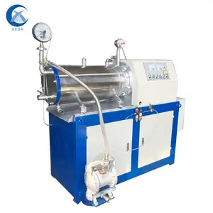 Sand mill 20L horizontal bead mill for paint making machine liquid pigment grinder