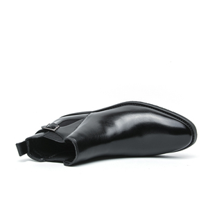 Bottes Chelsea pour hommes, <span class=keywords><strong>bottines</strong></span> Derby habillées, <span class=keywords><strong>bottines</strong></span> Oxford courtes, <span class=keywords><strong>bottines</strong></span> Chukka formelles pour affaires, en cuir microfibre, à bout pointu, tendance - Product Image 3