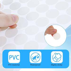 Autocollant cache-trou de vis pour meubles en PVC, adhésif simple face, autocollant de masquage et d'étanchéité - Product Image 4
