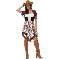 Costume de Cowboy Western pour Halloween, uniforme pour femme adulte, tenue de cosplay, robe de scène, déguisement pour jeu de rôle, carnaval