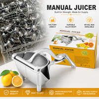 Presse-agrumes manuel épaissi multifonctionnel, extracteur portable à pression manuelle pour oranges, citrons, cannes à sucre, usage domestique et cuisine
