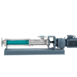 ZJUOG Netzsch Style Single <b>Screw</b> <b>Pump</b> 150Lpm 120M Head Electric Motor Driven For Sludge Dosing Conveying Filter Press Feed - Product Image 2