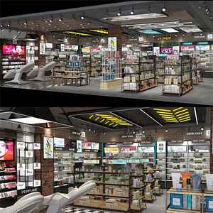 Cao cấp mỹ phẩm hiển thị <span class=keywords><strong>Showcase</strong></span> trang điểm mỹ phẩm hiển thị đứng chăm sóc da mỹ phẩm TỦ TRƯNG BÀY với ánh sáng cho cửa hàng - Product Image 5