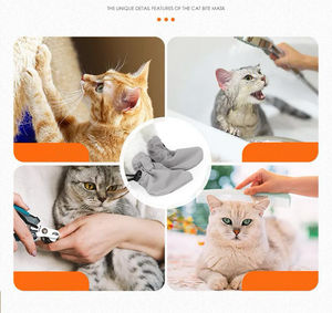 Nouvelles protections pour pattes de chat en nylon moderne, confortables, imperméables, anti-rayures, réglables, anti-égratignures - Product Image 5