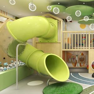 Conception d'aire de jeux intérieure en bois haut de gamme personnalisée de qualité supérieure avec ensembles de meubles de jardin d'enfants - Product Image 2