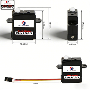 FH-1083 Servo numérique ultra-micro sans noyau 1,7g, couple 0,75kg, 0,05sec, engrenage en fibre de nylon pour <span class=keywords><strong>avion</strong></span> RC, drone, hélicoptère, robot - Product Image 2