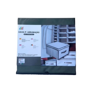 Caja de almacenamiento Mnj, organizador de ropa plegable de 40x40x25 cm para armario - Product Image 2