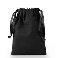 Sac en coton imprimé avec un motif personnalisé, cordon de serrage réglable, sac en toile léger, réutilisable, tendance, décontracté, pochette