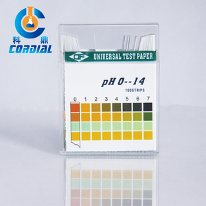 Bandelettes <span class=keywords><strong>de</strong></span> test <span class=keywords><strong>de</strong></span> pH universelles <span class=keywords><strong>super</strong></span> sensibles CORDIAL 4 couleurs PH 0-14 pour usage en laboratoire - Product Image 4