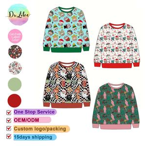 <span class=keywords><strong>Sweat</strong></span>-shirt <span class=keywords><strong>personnalisé</strong></span> avec appliques Sweats à capuche et <span class=keywords><strong>sweat</strong></span>-shirts pour hommes Mini <span class=keywords><strong>sweat</strong></span>-shirt à col rond pour garçons et filles - Product Image 3