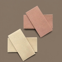 Serviette de table jetable 1 pli en Airlaid, toucher lin, pour hôtel, restaurant, mariage, traiteur