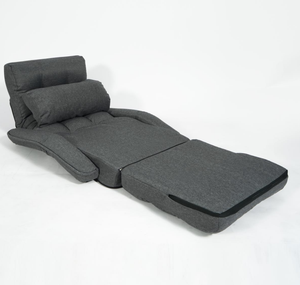 Hitreeモダン調整可能折りたたみフロアベッドレイジーソファチェアラウンジクッションホームホテル用リビングルーム生地 - Product Image 3