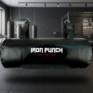 กระสอบทรายตั้งพื้นแบบตัดด้านบน รุ่น Iron Punch IP-2408 ทำจากหนังแท้และวัสดุ PU รับสกรีนโลโก้และพิมพ์ลาย ขนาด 3-6 ฟุต - Product Image 2