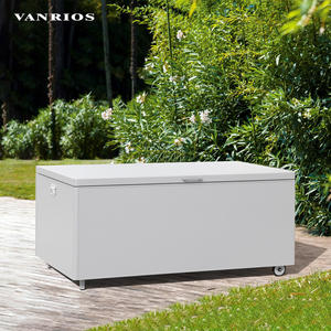 Aluminium jardin étanche extérieur maison patio bacs <span class=keywords><strong>de</strong></span> <span class=keywords><strong>rangement</strong></span> conteneurs métal <span class=keywords><strong>cube</strong></span> coussin boîte armoire meubles para patio - Product Image 4