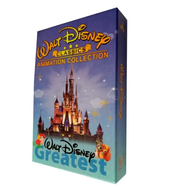 Disney animation collection 12DVD boîte dvd en vrac CD musique livraison gratuite meilleur cadeau de Thanksgiving/noël