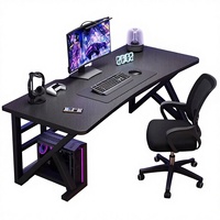 Bureau d'ordinateur, bureau de jeu pour deux personnes, table de jeu, bureau à domicile, bureau d'étude, bureau d'écriture, modèle S6, multifonctionnel