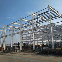 Atelier en structure métallique préfabriquée / Fabrication sur mesure d'entrepôts en structure légère en acier avec certification ISO/CE