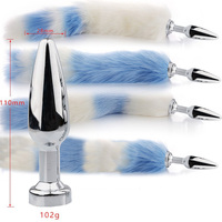 Queue de renard en métal et silicone, plug anal artificiel avec queue pour femmes Kimi/OME KM-C00019