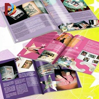 Impression offset personnalisée de haute qualité, catalogue/brochure/livret/magazine en papier offset A5/A4 avec reliure parfaite, vente en gros d'usine