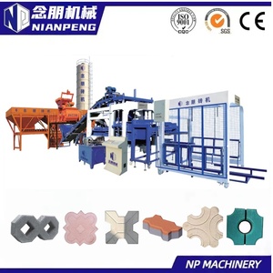 <strong>QT12</strong>-15A Advanced Vibrating Brick Making Machine, ISO Certified <strong>Automatic</strong> <strong>Block</strong> <strong>Production</strong> Line, Concrete <strong>Block</strong> Machine for Sale - Product Image 2