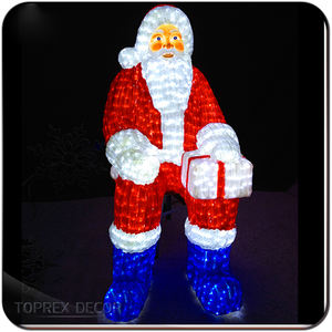 Babbo natale a grandezza naturale in metallo con decorazione a LED più venduta - Product Image 3