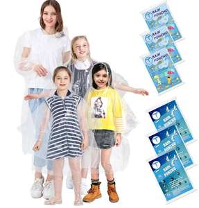 Terbaik Penjual LOGO Dicetak Promosi Sekali Pakai Jas Hujan, Hujan Hujan - Product Image 2