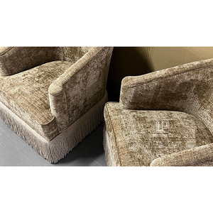 First Class Quality Classic Lounge Square Brown Meditation Fabric Gaming Single Chair for Living Room Brown Meditation Chair - Product Image 5