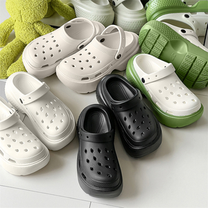 Zuecos de Plataforma Elevada de Moda para Mujer, Antideslizantes, Transpirables, con Correa Ajustable, Ligeros y Casuales - Product Image 3