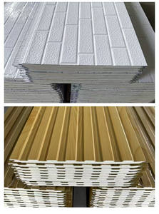 批发定制PS墙板PVC金锦缎防水WPC商业娱乐厂装饰隔断 - Product Image 6