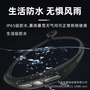 Linterna frontal XiJiaYi recargable LED portátil con sensor de movimiento para acampar al aire libre, correr, pescar - Product Image 5