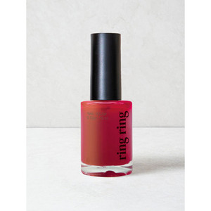 Anello anello solido smalto 10ml colore chiaro rosso - Product Image 1