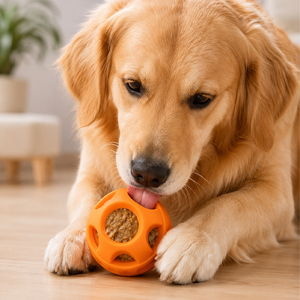 Jouet à mâcher pour chien en caoutchouc naturel, balle interactive pour friandises, jouet interactif pour chien, balle à friandises pour chien - Product Image 5