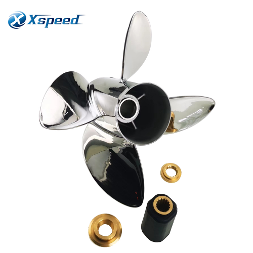 15 1/4'' X26'' Suzuki Stainless Steel 4 Blade Marine Propeller for 150-300HP Outboard Engine