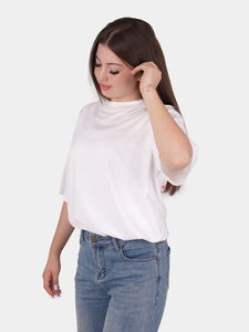 Camiseta Unisex de Manga Corta con Cuello Redondo, Estilo Japonés, de Algodón Suave Blanco, Holgada, con Estampado Gráfico Urbano, de Secado Rápido y Transpirable, OEM ODM - Product Image 4